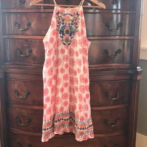 Halter string sun dress. L